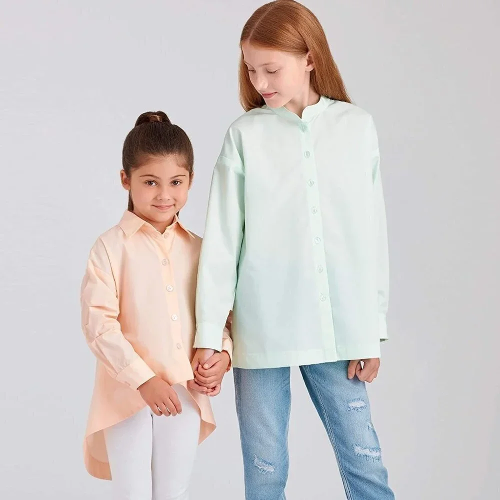 Simplicity‎ Sewing Pattern 9054 10434 Oversized Shirts Leggings Girls 3-6